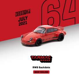 Porsche  - RWB 2020 red/black - 1:64 - Tarmac - T64-046RE - TC-T64-046RE | The Diecast Company