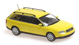 Audi  - A6 1997 yellow - 1:43 - Maxichamps - 940017111 - mc940017111 | The Diecast Company