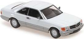 Mercedes Benz  - 560 SEC 1986 white - 1:43 - Maxichamps - 940035120 - mc940035120 | The Diecast Company