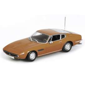 Maserati  - Ghibli Coupe 1969 brown metallic - 1:87 - Minichamps - 870123024 - mc870123024 | The Diecast Company