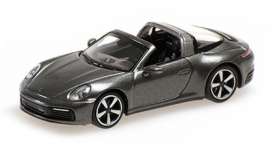 Porsche  - 911 (992) Targa 4 2020 green metallic - 1:87 - Minichamps - 870069064 - mc870069064 | The Diecast Company