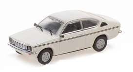 Opel  - Kadett Coupe 1973 white - 1:87 - Minichamps - 870040122 - mc870040122 | The Diecast Company