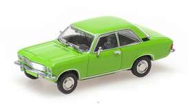 Opel  - Ascona 1970 light green - 1:87 - Minichamps - 870040002 - mc870040002 | The Diecast Company
