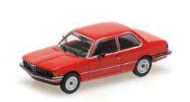 BMW  - 323i (E21) 1975 red - 1:87 - Minichamps - 870020004 - mc870020004 | The Diecast Company