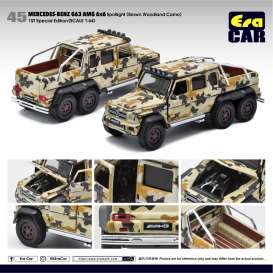 Mercedes Benz  - G63 AMG 2020 brown camouflage  - 1:64 - Era - MB206x6RF45 - Era206x6RF45 | The Diecast Company