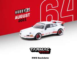 Porsche  - RWB Backdate white - 1:64 - Tarmac - T64G-046-WH - TC-T64-046WH | The Diecast Company