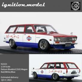 Datsun  - Bluebird red/white/blue - 1:18 - Ignition - IG2221 - IG2221 | The Diecast Company