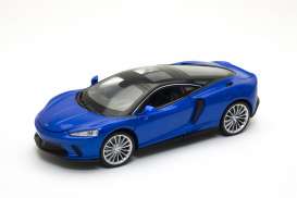 McLaren  - Gt 2020 blue - 1:24 - Welly - 24105 - welly24105b | The Diecast Company