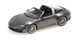 Porsche  - 911 (992) Targa 2020 grey metallic - 1:43 - Minichamps - 410069561 - mc410069561 | The Diecast Company