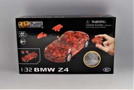 BMW  - Z4 clear red - 1:32 - Happy Well - 57081 - happy57081 | The Diecast Company