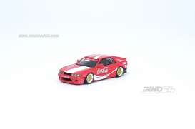 Nissan  - Silvia S13 V2 Rocket Bunny 2021 red/white - 1:64 - Inno Models - in64-S13-COKE037 - in64S13COKE037 | The Diecast Company