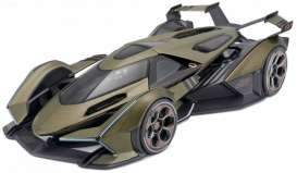 Lamborghini  - V12 Vision 2021 green/black - 1:18 - Maisto - 31454 - mai31454gn | The Diecast Company