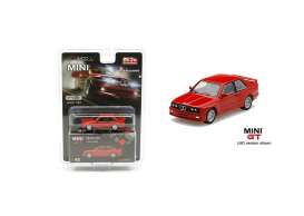 BMW  - M3 E30 red - 1:64 - Mini GT - 00043 - MGT00043lhdMJ | The Diecast Company