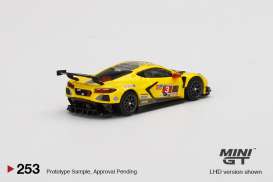 Chevrolet  - Corvette C8.R #3 2020 yellow - 1:64 - Mini GT - 00253-L - MGT00253lhd | The Diecast Company