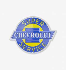 Tac Signs  - Chevrolet blue/yellow - Tac Signs - DC85058 - tacDC85058 | The Diecast Company