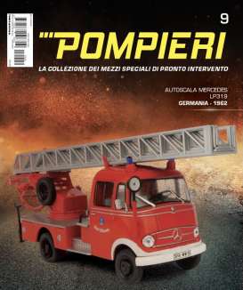Mercedes Benz  - LP319 Fire Truck  1962 red - 1:43 - Magazine Models - Fire09 - magfireSP09 | The Diecast Company