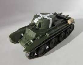 Russian Tanks  - BT-7 camouflage green - 1:72 - Magazine Models - TA-74 - magTA-74 | The Diecast Company