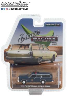 Pontiac  - LTD Crown 1976 blue - 1:64 - GreenLight - 36040F - gl36040F | The Diecast Company