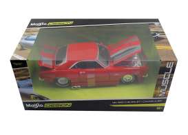 Chevrolet  - Camaro 1968 red/black - 1:24 - Maisto - 32508r - mai32508r | The Diecast Company