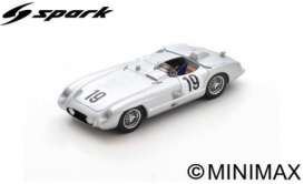 Mercedes Benz  - 300 SLR 1955 white - 1:43 - Spark - S4733 - spaS4733 | The Diecast Company