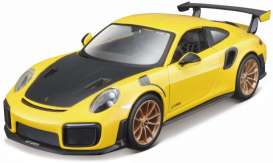 Porsche  - 911 yellow/black - 1:24 - Maisto - 39523 - mai39523 | The Diecast Company