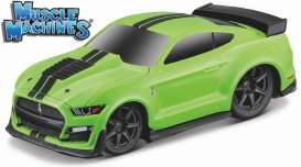 Shelby  - Mustang 2020 green/black - 1:64 - Maisto - 15550 - mai15550 | The Diecast Company