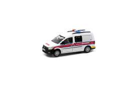 Volkswagen  - Caddy Police white/red - 1:64 - Tiny Toys - ATC64915 - tinyATC64915 | The Diecast Company