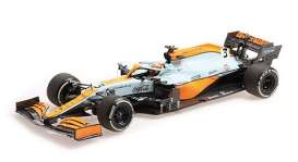 McLaren  - MCL35M 2021 orange/white - 1:18 - Minichamps - 530212404 - mc530212404 | The Diecast Company