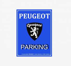 Tac Signs 3D  - Peugeot blue/black - Tac Signs - NA16141RB - tacM3D16141RB | The Diecast Company