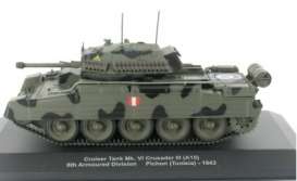 Military Vehicles  - green camouflage - 1:43 - Magazine Models - MVCrusader - magMIVCrusader | The Diecast Company