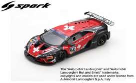 Lamborghini  - Huracán GT3 Evo 2019 red/black/white - 1:43 - Spark - S9609 - spaS9609 | The Diecast Company