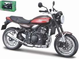 Kawasaki  - Z900RS black/brown-red - 1:12 - Maisto - 32707 - mai32707 | The Diecast Company