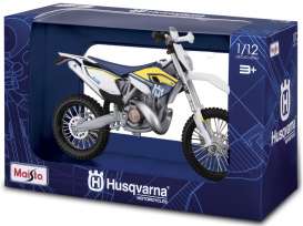 Husqvarna   - FE 501 white/blue/yellow - 1:12 - Maisto - 32706 - mai32706 | The Diecast Company