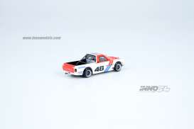 Datsun  - Sunny Hakatora pick-up #46 2021 red/white/blue - 1:64 - Inno Models - in64-HKT-BRE46 - in64HKT-BRE46 | The Diecast Company