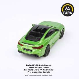 BMW  - M8 Coupe 2018 java green - 1:64 - Para64 - 65216 - pa65216R | The Diecast Company