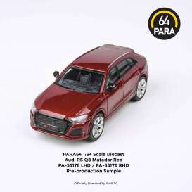 Audi  - RS Q8 2018 red metallic - 1:64 - Para64 - 55176 - pa55176L | The Diecast Company