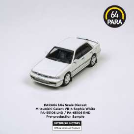 Mitsubishi  - Galant VR-4 1989 sophia white - 1:64 - Para64 - 65106 - pa65106R | The Diecast Company