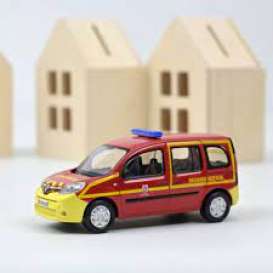 Renault  - Kangoo  2013 red/yellow - 1:43 - Norev - 511380 - nor511380 | The Diecast Company