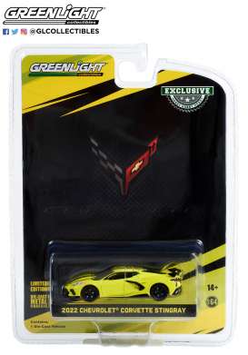 Chevrolet  - Corvette C8 2022 yellow - 1:64 - GreenLight - 30321 - gl30321 | The Diecast Company