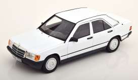 Mercedes Benz  - 190E 1984 white - 1:18 - Norev - 183820 - nor183820 | The Diecast Company