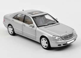 Mercedes Benz  - S600 1998 silver - 1:18 - Norev - 183810 - nor183810 | The Diecast Company