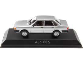 Audi  - 80 S 1979 silver - 1:43 - Norev - 830052 - nor830052 | The Diecast Company