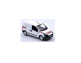 Peugeot  - Bipper 2009 white with red striping - 1:43 - Norev - 479868 - nor479868 | The Diecast Company