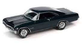 Chevrolet  - Impala SS 1965 turquoise - 1:64 - Johnny Lightning - SP140 - JLSP140B | The Diecast Company
