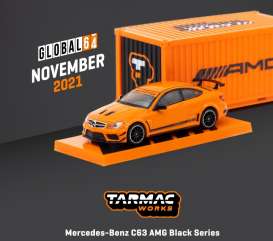 Mercedes Benz  - C63 AMG 2020 orange - 1:64 - Tarmac - T64G-009-OR - TC-T64G009OR | The Diecast Company