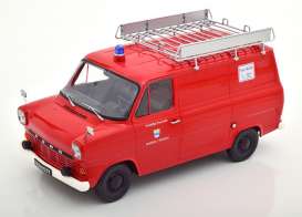 Ford  - Transit 1965 red - 1:18 - KK - Scale - 180495 - kkdc180495 | The Diecast Company