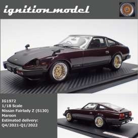 Nissan  - Fairlady Z maroon - 1:18 - Ignition - IG1972 - IG1972 | The Diecast Company
