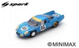 Alpine  - A210 1967 blue/yellow - 1:43 - Spark - S5687 - spaS5687 | The Diecast Company