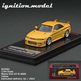 Nissan  - Nismo R33 yellow - 1:64 - Ignition - IG2502 - IG2502 | The Diecast Company