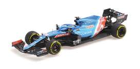 Alpine  - A521 2021 blue/red/white/black - 1:43 - Minichamps - 417210114 - mc417210114 | The Diecast Company